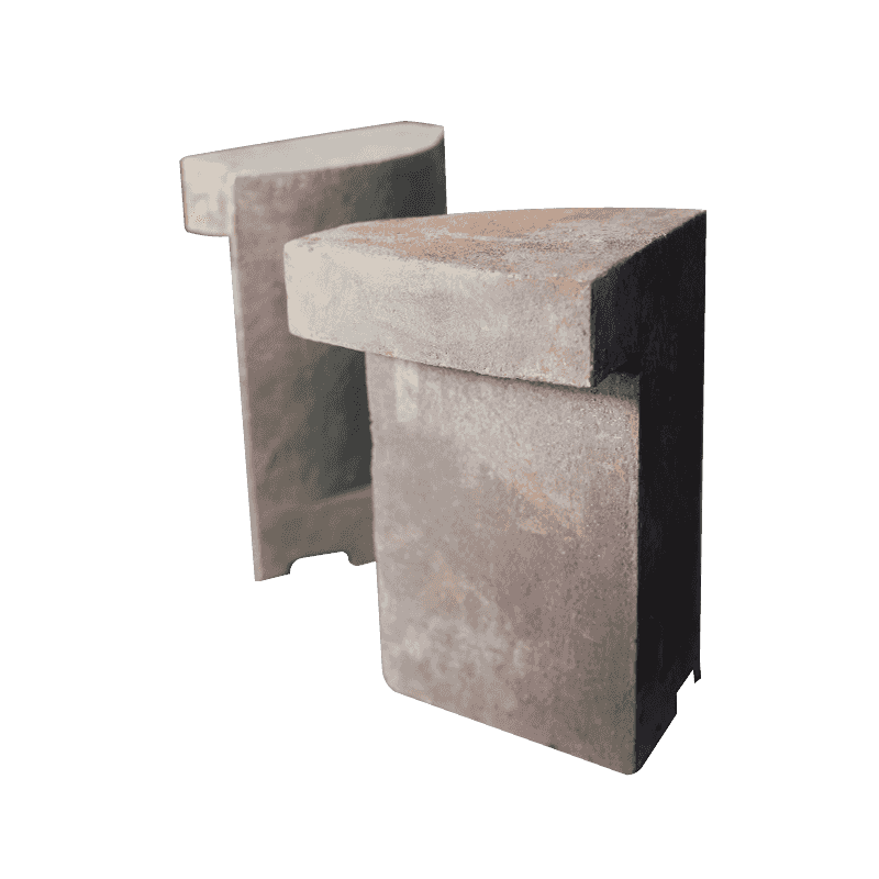 Impak aci menegak Crusher Tinggi Plat Perlindungan Periferal Kromium